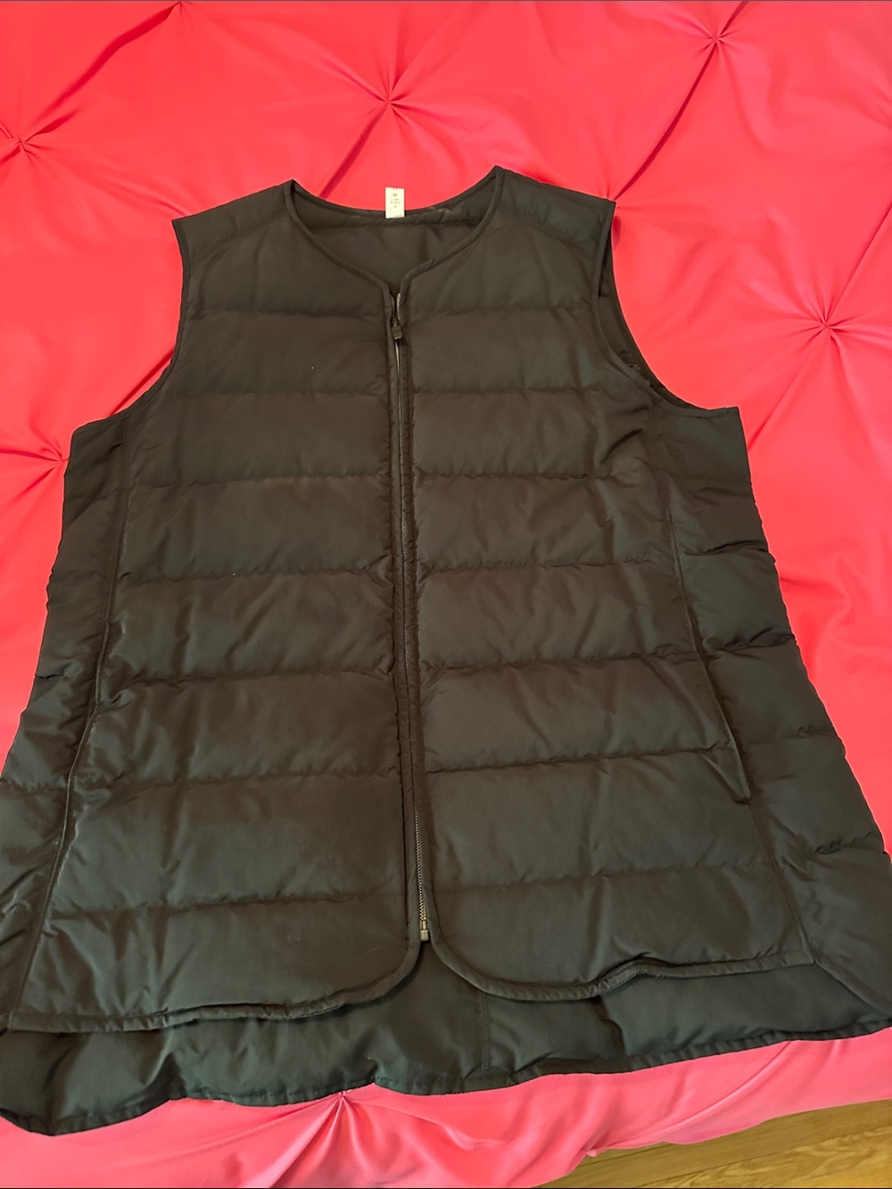 lululemon athletica Black Quilted Sleeveless Puffer Vest - Women's SIZE 12